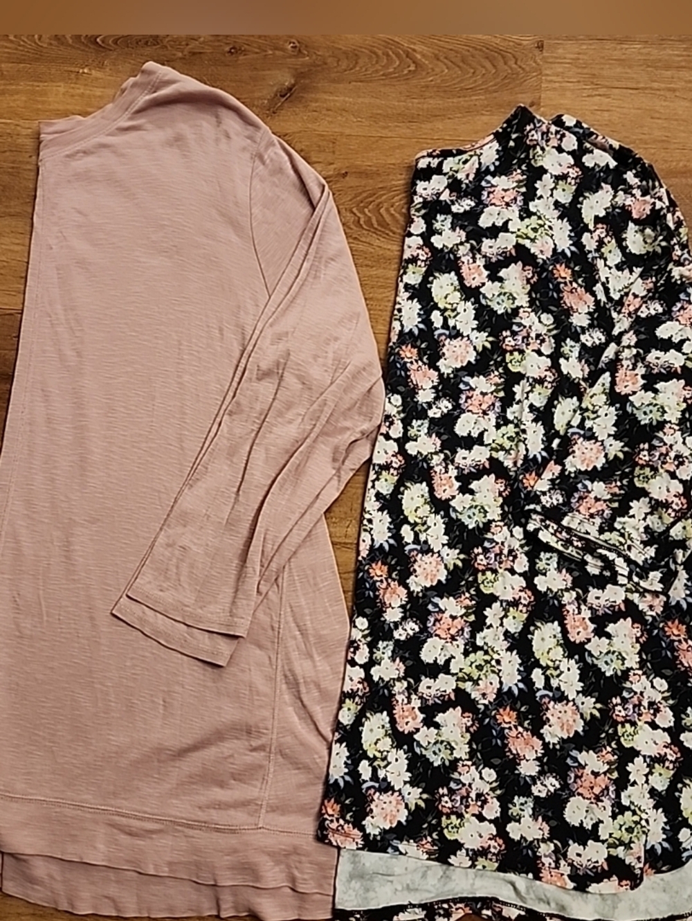 Lot Of 2 - J.Jill Women's Tunic Tops 3/4 & Long Sleeve Pullovers Lightweight